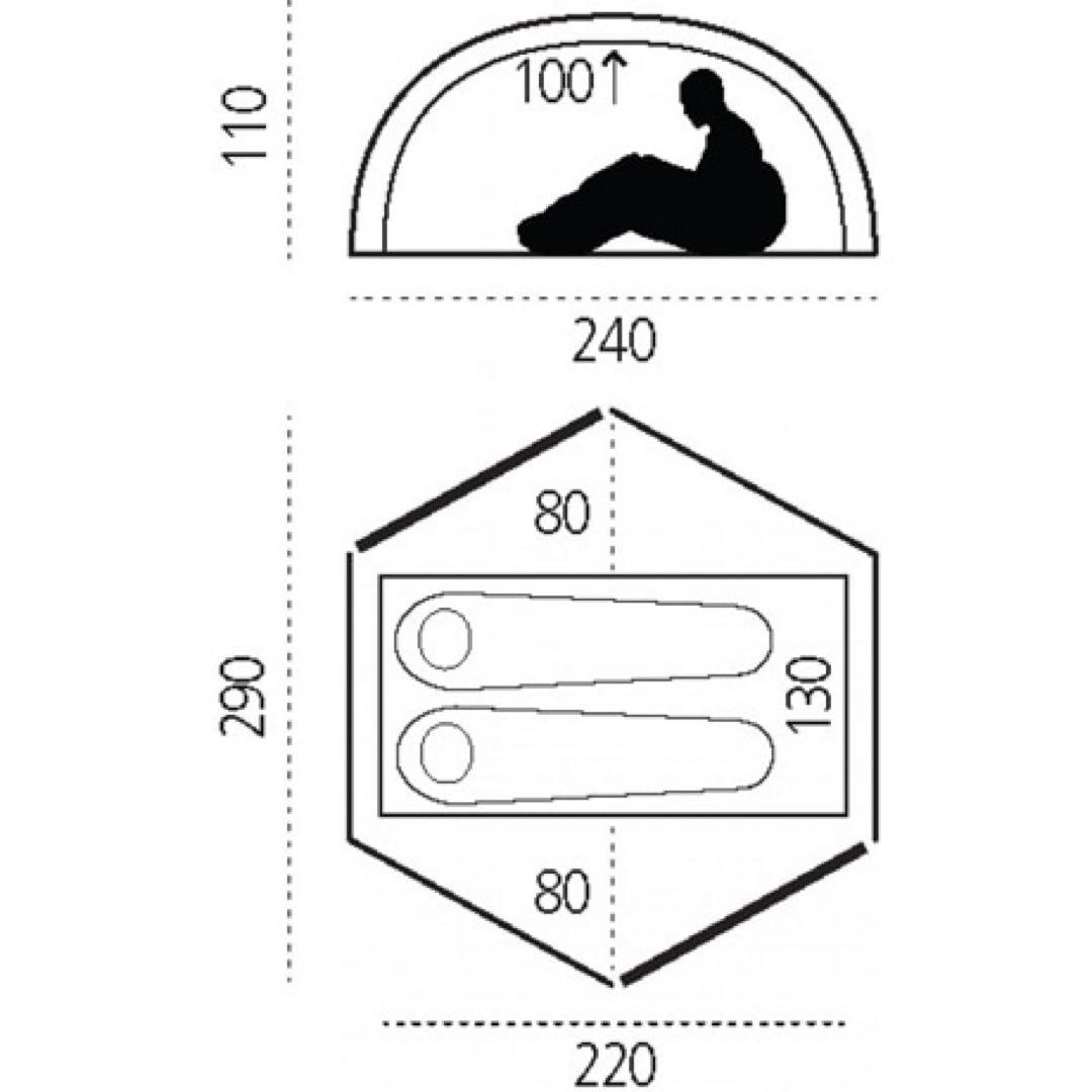 フェールラーベン　ケブドーム2 fjallraven kebdome2