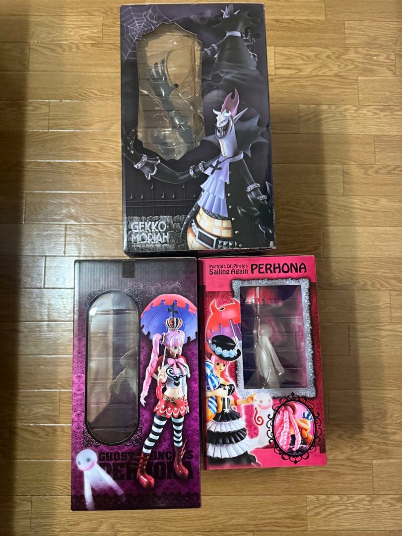 あ*ん様 P.O.P DX ゲッコー・モリア ペローナ3体 ワンピースフィギュア