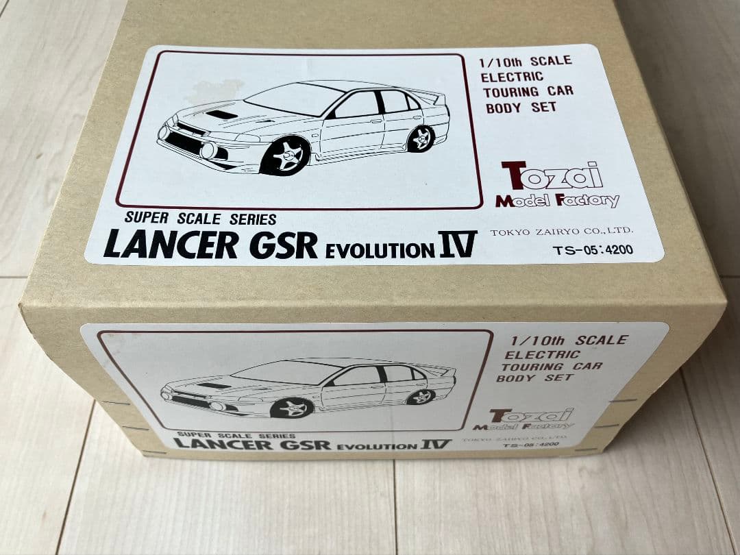 トーザイモデルファクトリー 1/10RC ランサーエボリューションIV ボディー