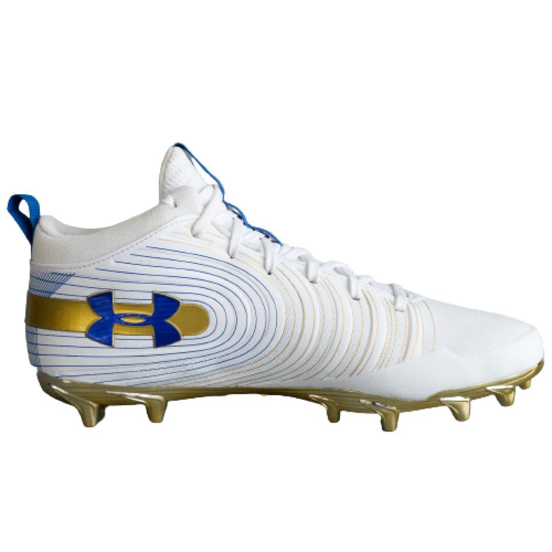 【29.5cm】UA NITRO MID UCLA限定モデル アメフト スパイク