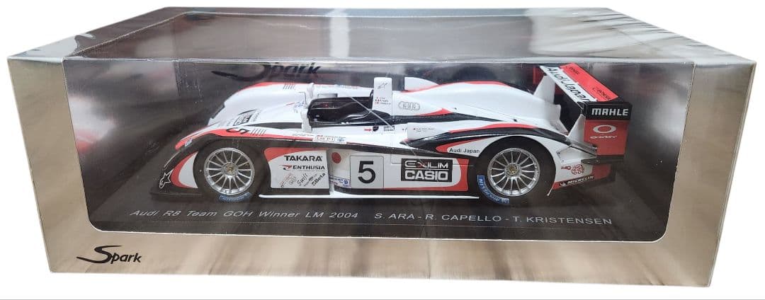 ミニカー 1/18 Audi R8 Team GOH Winner LM 2004
