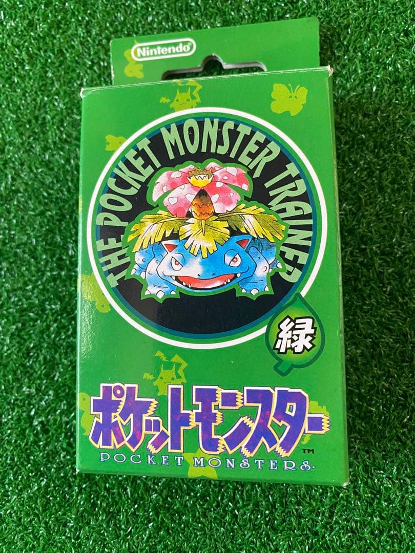 ポケットモンスター　トランプ　緑　美品
