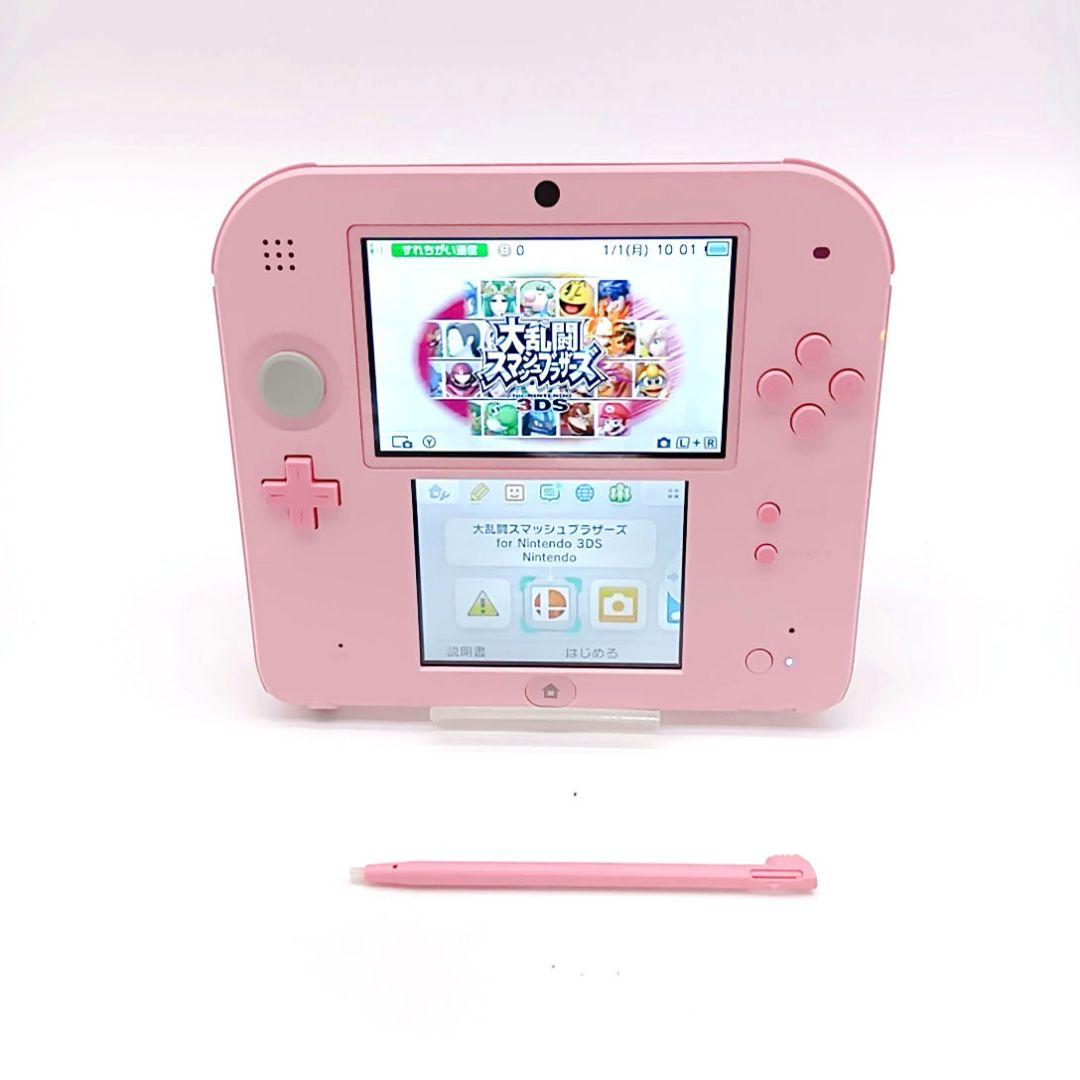 【生産終了品】Nintendo 2DS 本体 ピンク 動作確認済み 任天堂