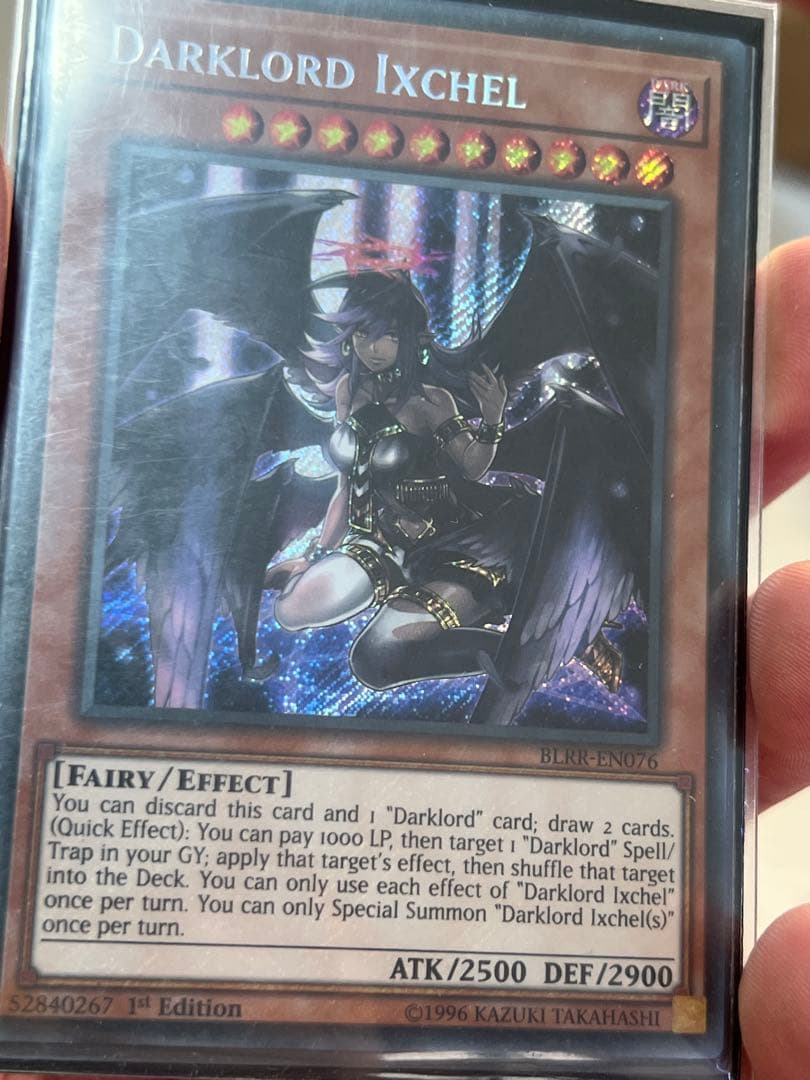 遊戯王　英語版　堕天使　デッキパーツ　ダーク・ロード（Darklord）