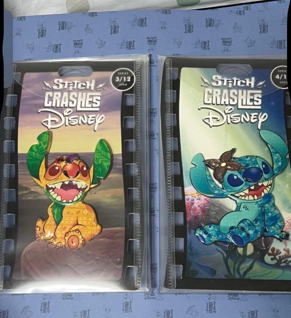 スティッチ　ピンバッジセット