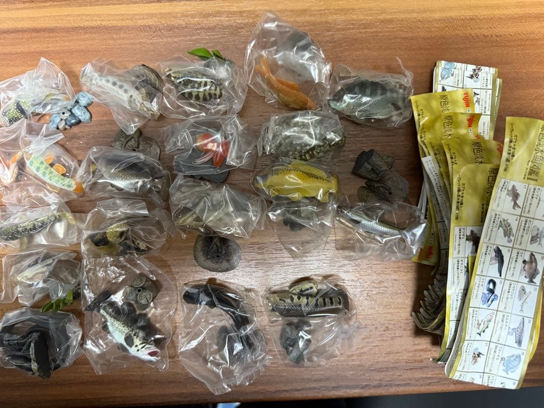 原色淡水魚図鑑II 初版フィギュア全16 種+シークレット3種、新品19点