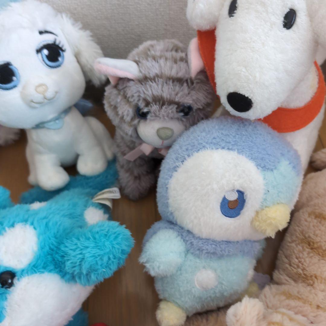 ぬいぐるみセット さまざまな動物 11体