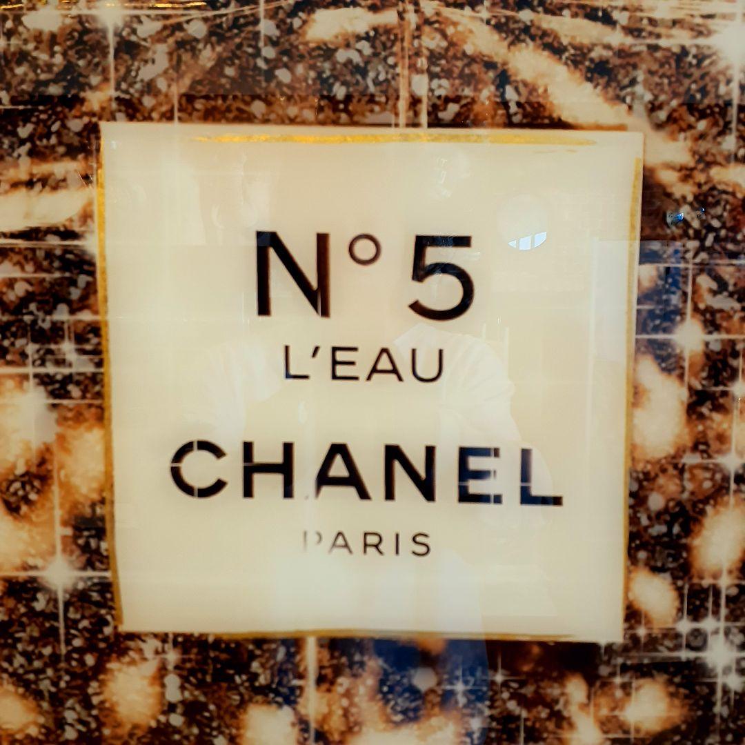 輸入雑貨　ミラーアートパネル『CHANELI』　特殊強化ガラス仕様　200cm