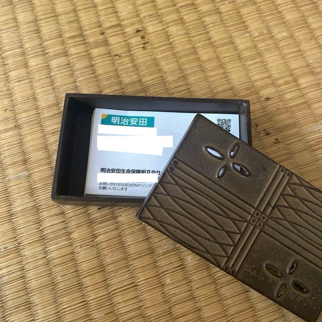 南部鉄器　名刺入れ