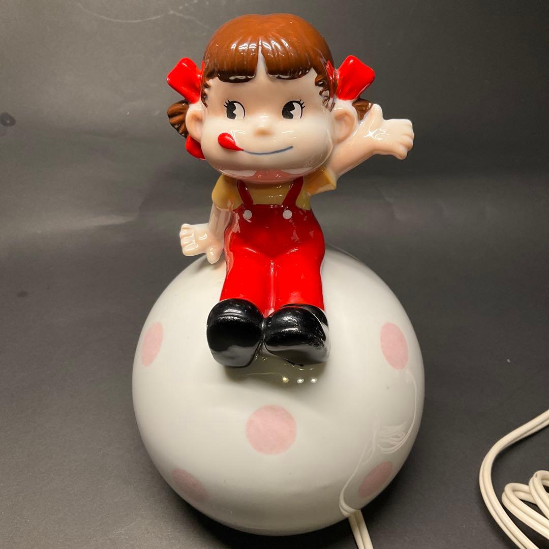 レア︎　レトロ　　ペコちゃん　セラミックランプ︎