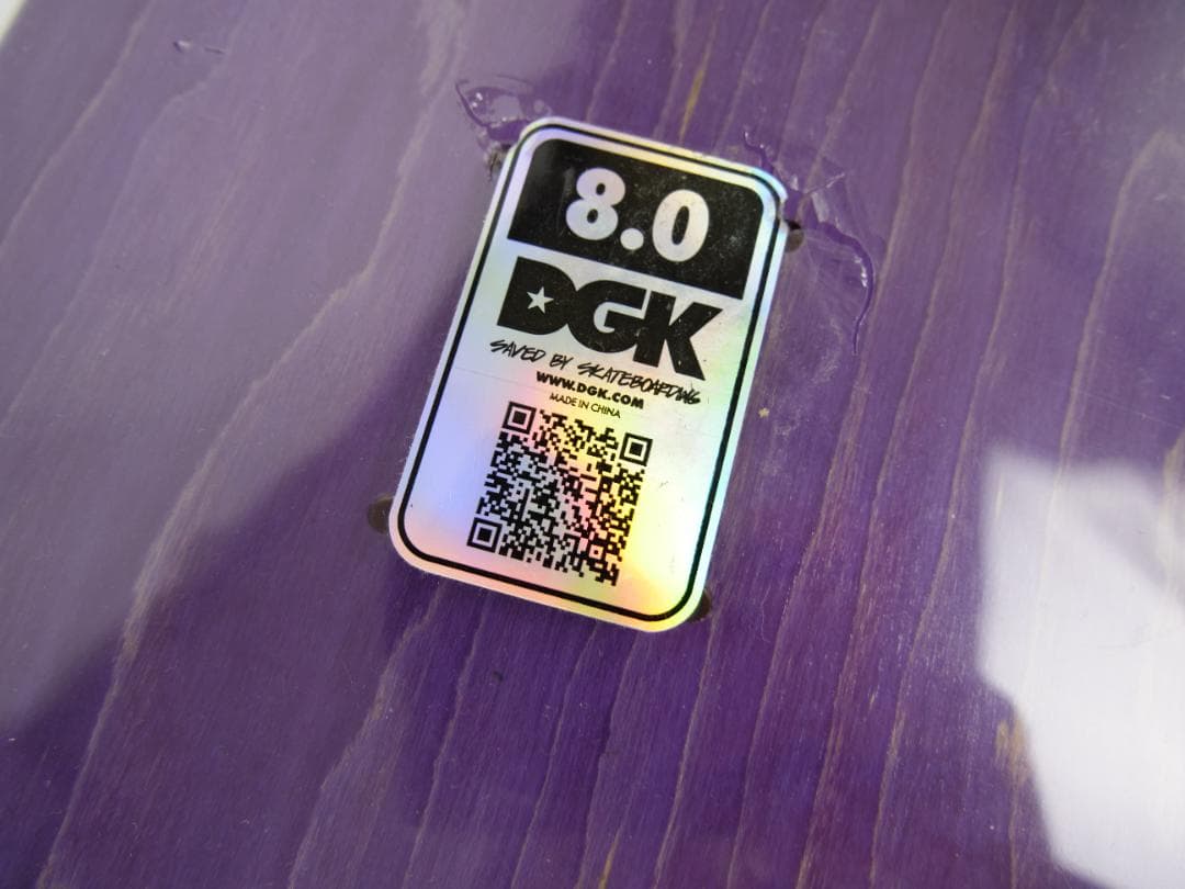 DGK スケートボード デッキ 8.0 SHANAHAN デッキテープ付き