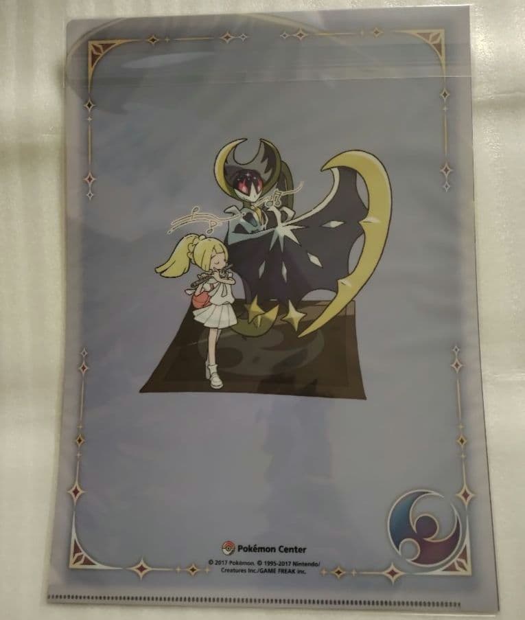 @ポケモン@　リーリエ　&　ルナアーラ　落下　クリアファイル