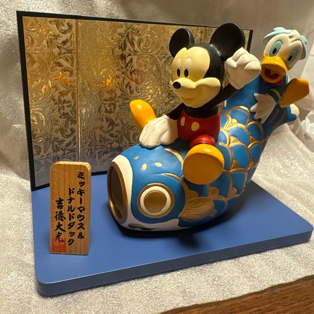 ミッキーマウス & ドナルドダック 鯉のぼり フィギュア　　五月人魚吉徳大光
