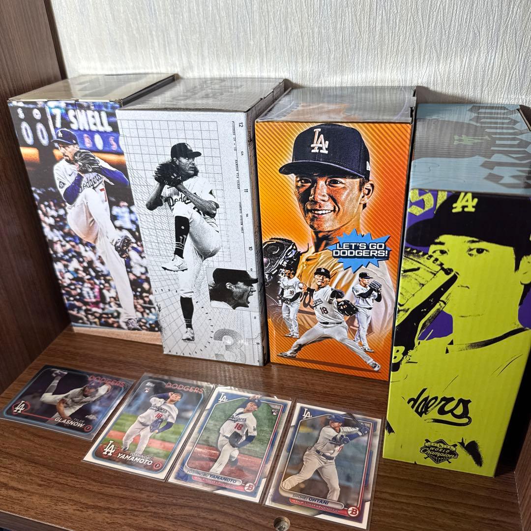 ドジャース先発BIG4ボブルヘッドセット