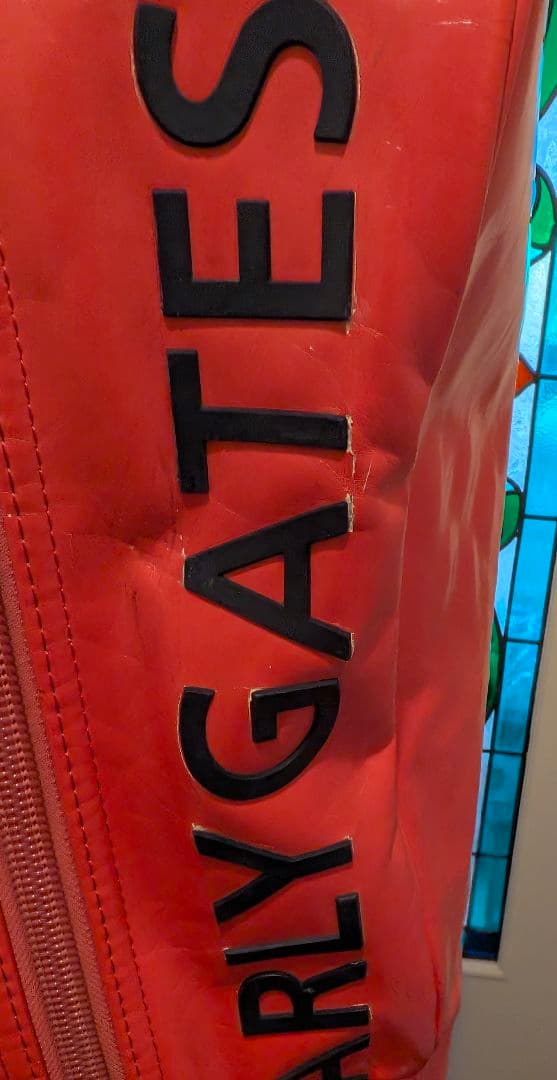 yuki PEARLY GATES キャディバッグ オレンジ 使用品