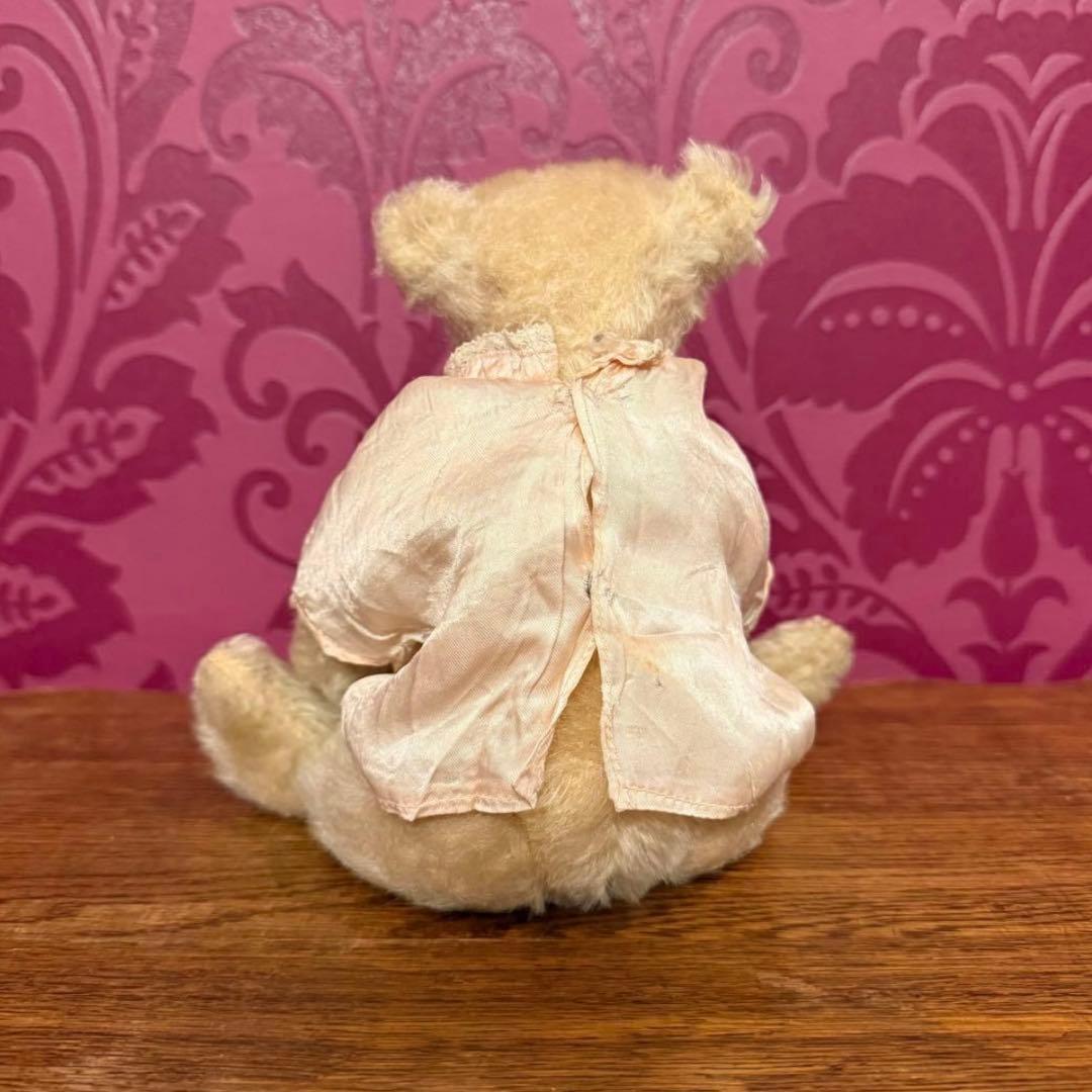 シュタイフ Steiff アンティークテディベア　ホワイト　22cm