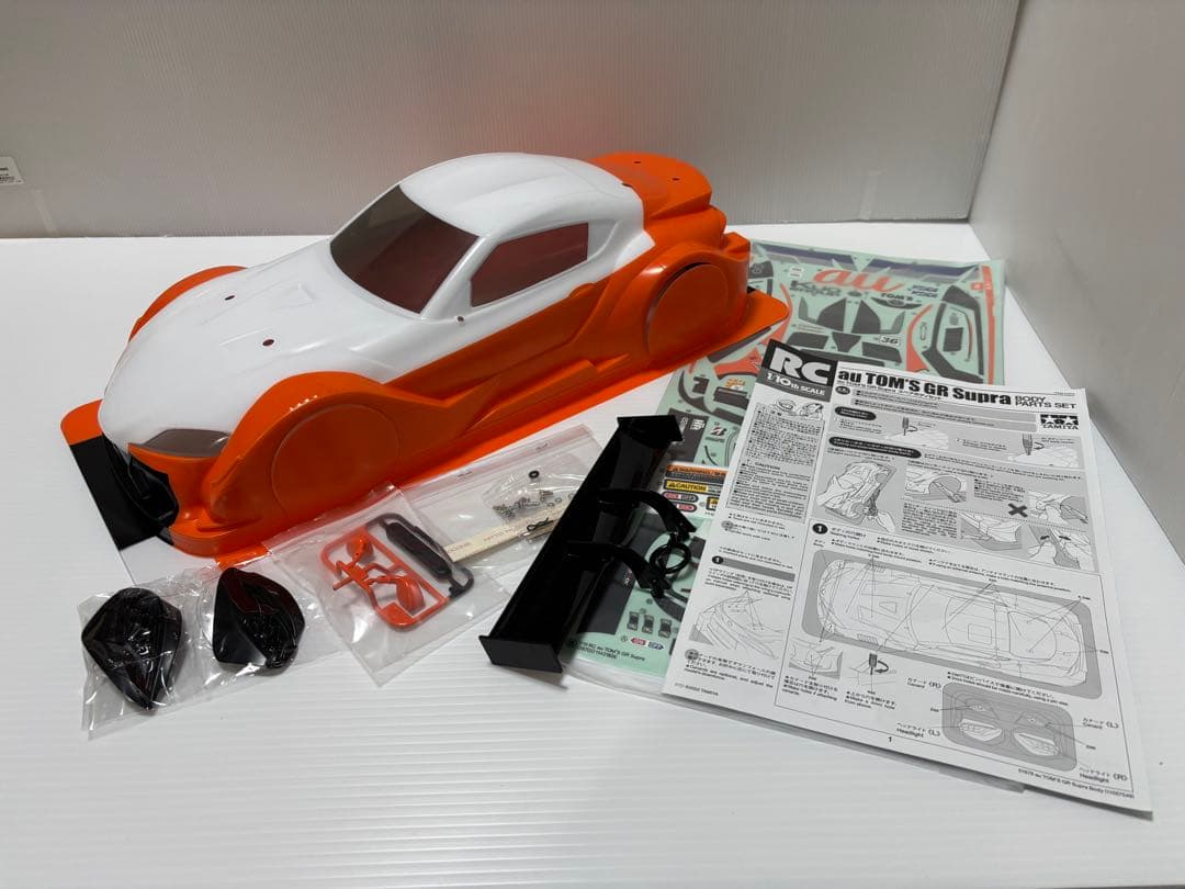 【未使用】タミヤ 1/10 au TOM'S GR Supra ボディセット