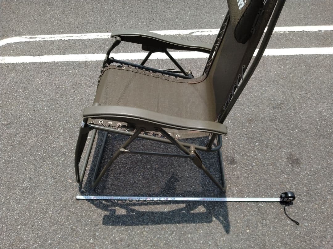 Coleman インフィニティチェア オリーブ 約120cm 美品 現状
