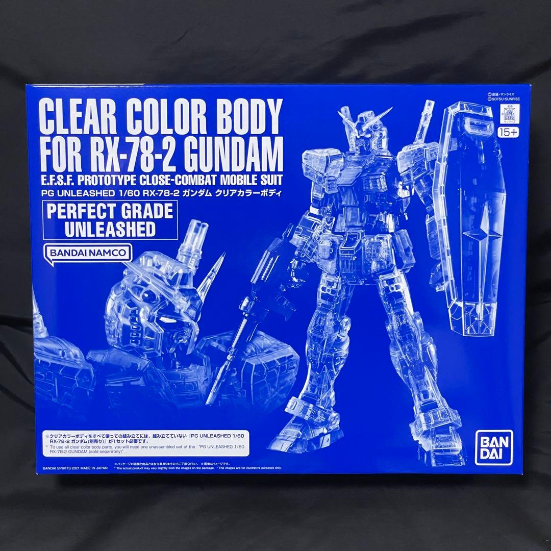 ＰＧ ＵＮＬＥＡＳＨＥＤ 1/60 RX-78-2 ガンダム クリアカラーボディ