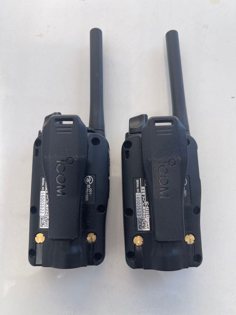 ICOM トランシーバー 2台 IC-4310S 充電器BC200セット