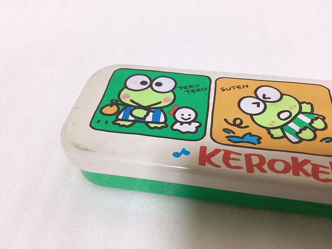 昭和レトロ サンリオ❤︎けろけろけろっぴ❤︎キーホルダー&缶ペンケース ⭐️特典付き⭐️