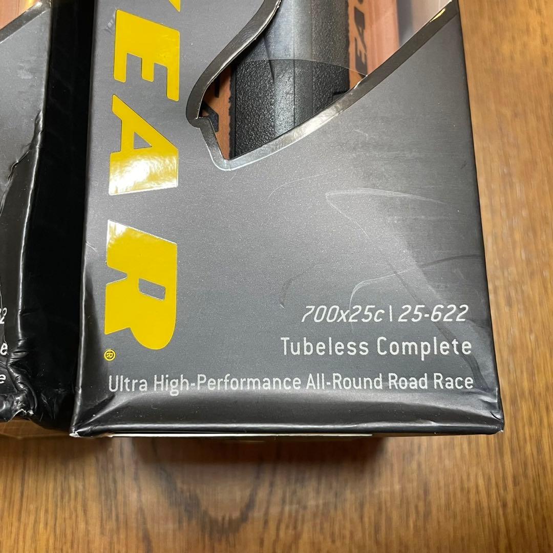GOODYEAR　EAGLE F1　チューブレス　700×25c　TAN