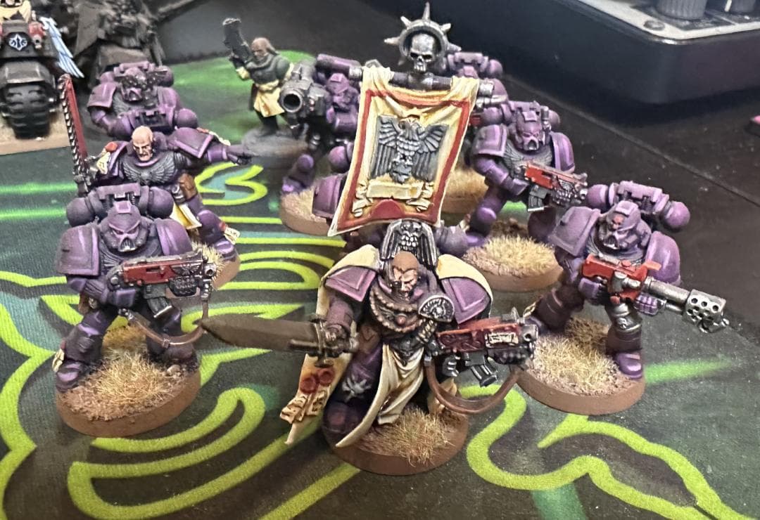 【塗装】ウォーハンマー 40k ダークエンジェル 大型アーミー（メタル希少など）