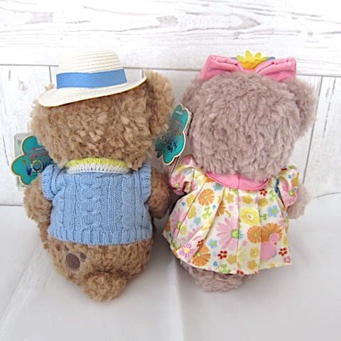 ぬいぐるみ09／TDS　ダッフィー＆シェリーメイ　オープンマウス