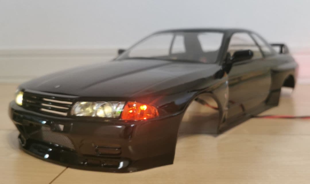 タミヤ R32 スカイライン GT-R スペアボディ LED14灯 ラジコン