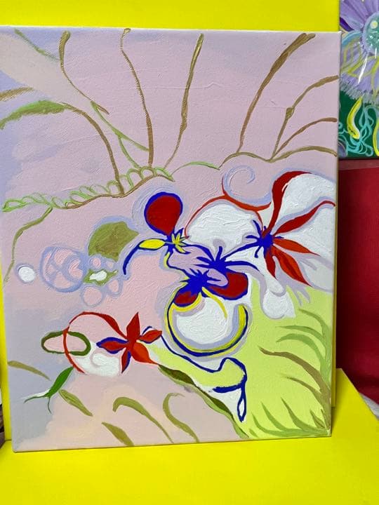 絵画 花