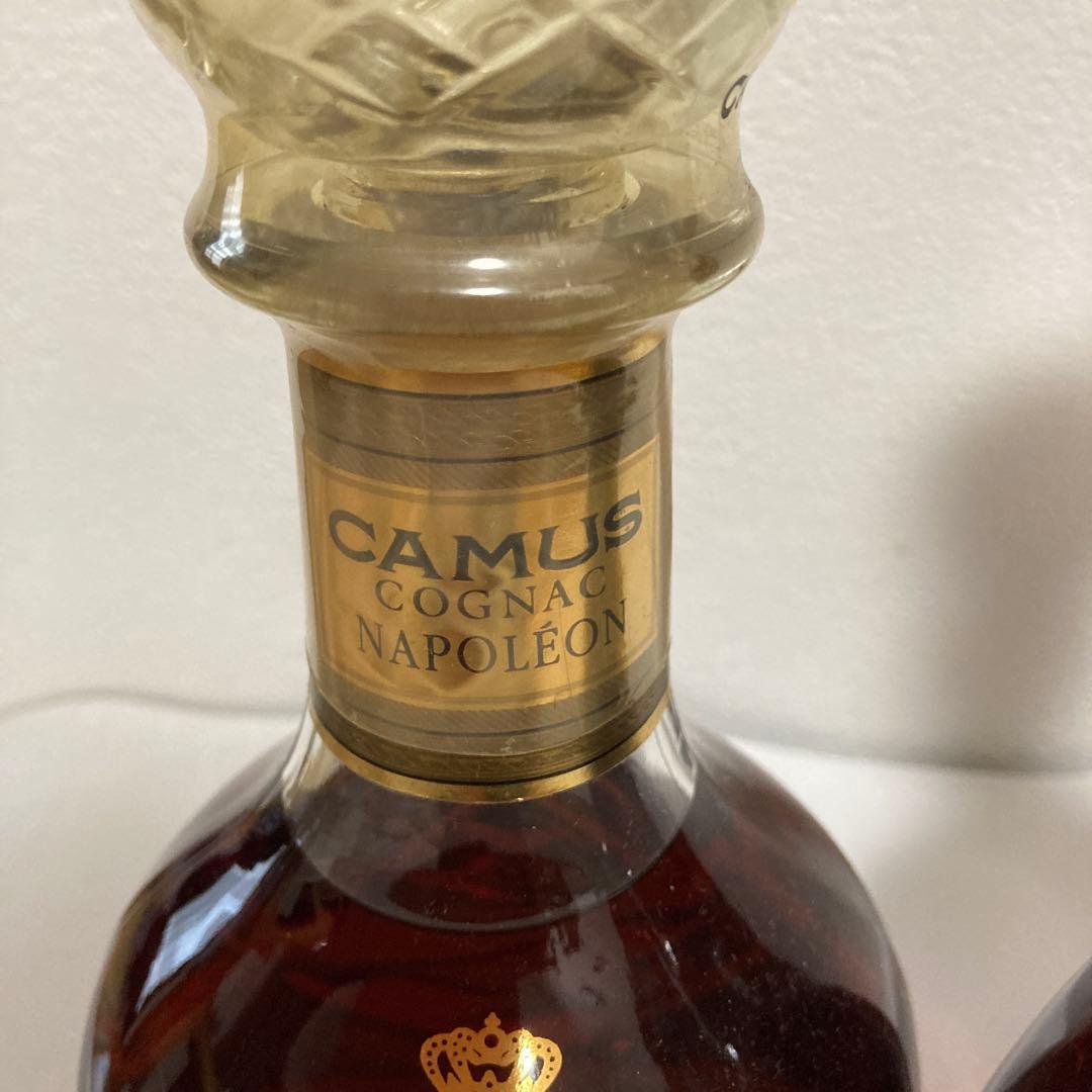 未開封 古酒　CAMUS カミュ ナポレオン コニャック ブランデー 丸型ボトル
