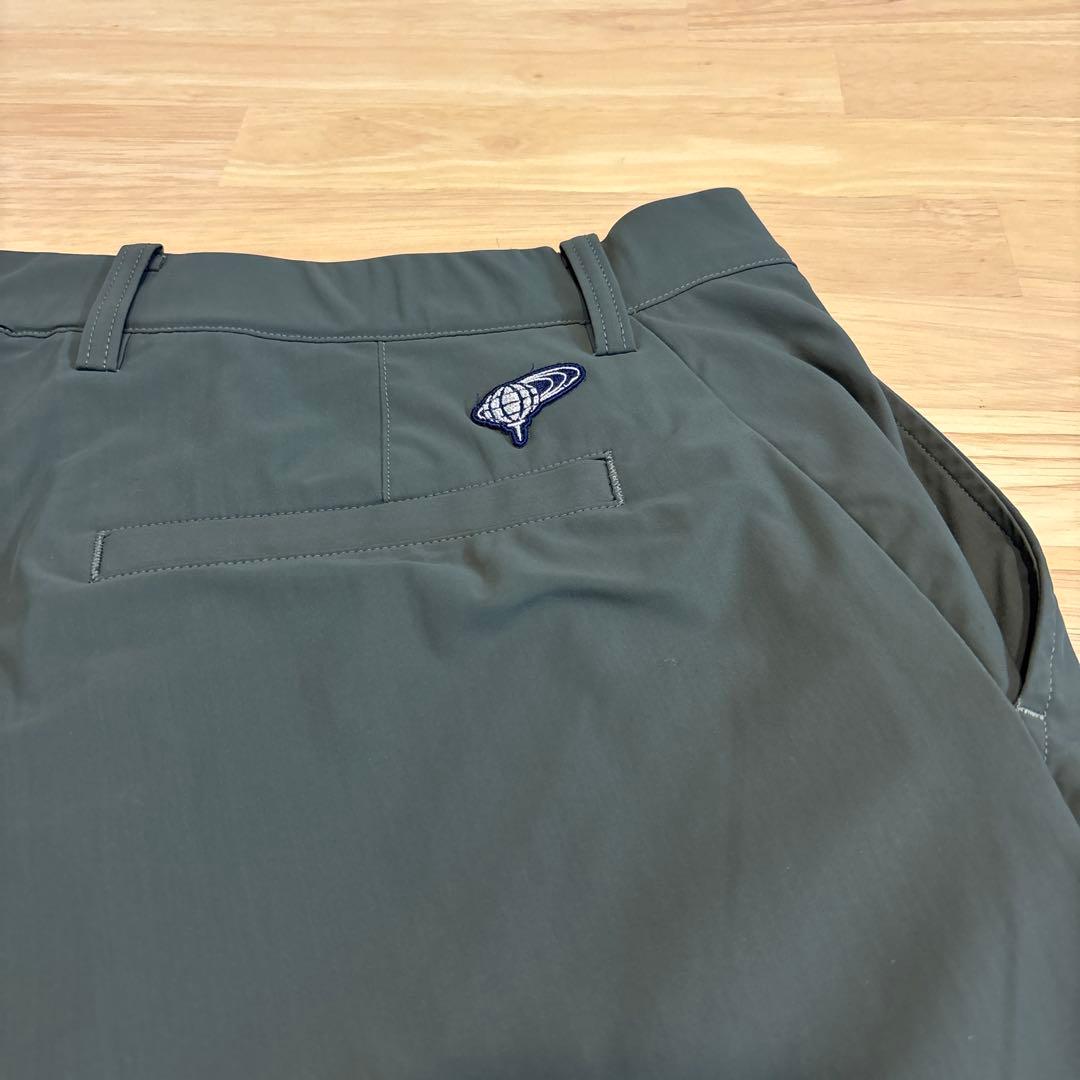 美品 BEAMS GOLF ストレッチ3Dパンツ サイズ50(L相当)オリーブ