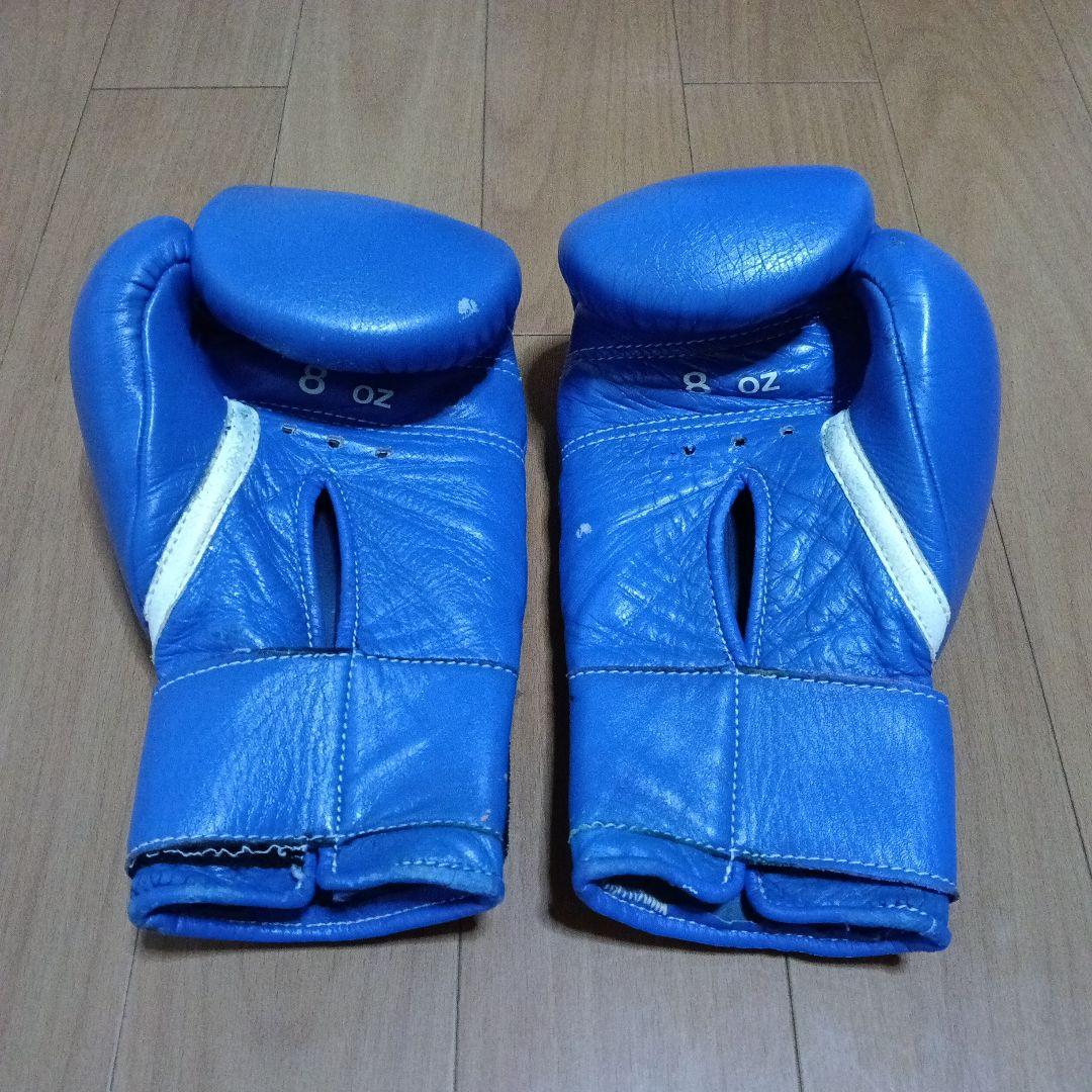 【中古】Winning Daito 8 oz ボクシンググローブ 青