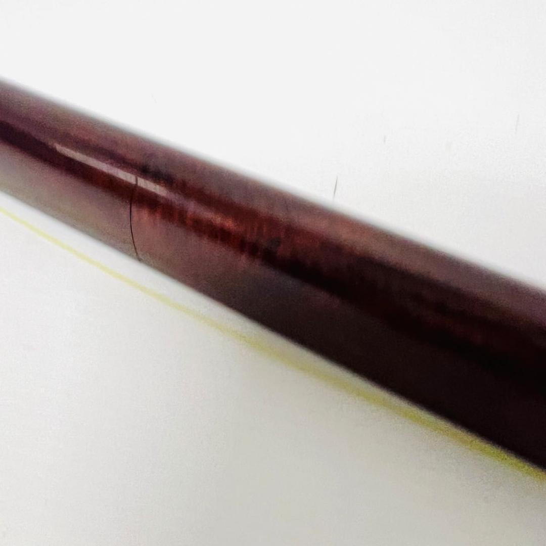 三味線　ハードケース付　中棹　K9 紅木 虎トチ 綾杉胴 金細 棹2.8cm