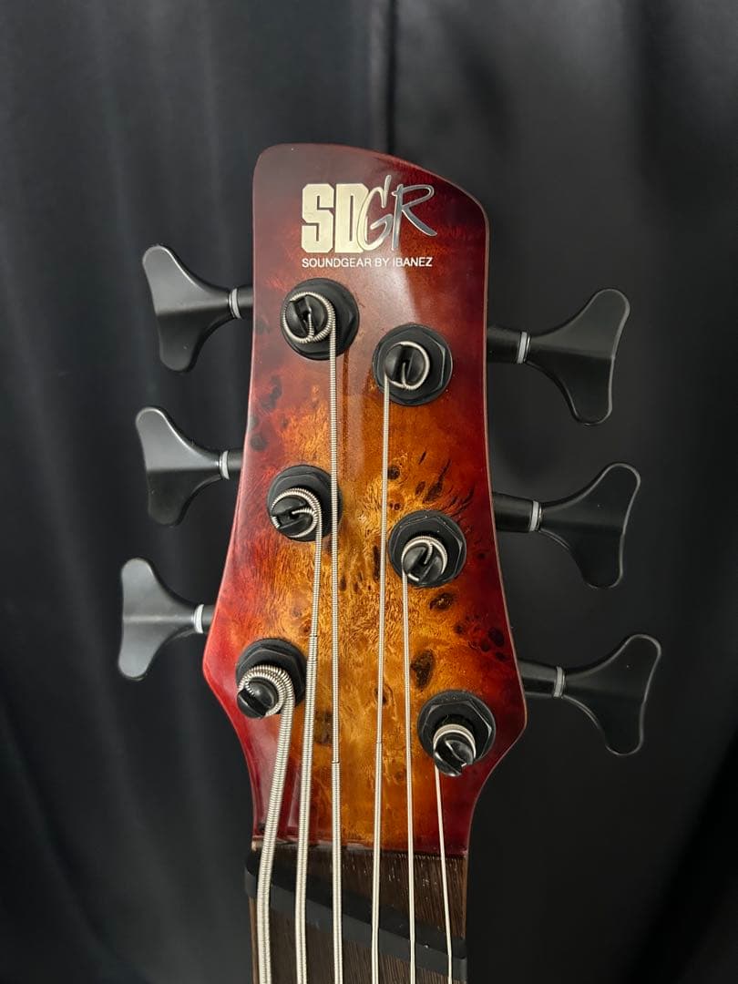 Ibanez SRMS806 Brown Topaz Burst 6弦ベース