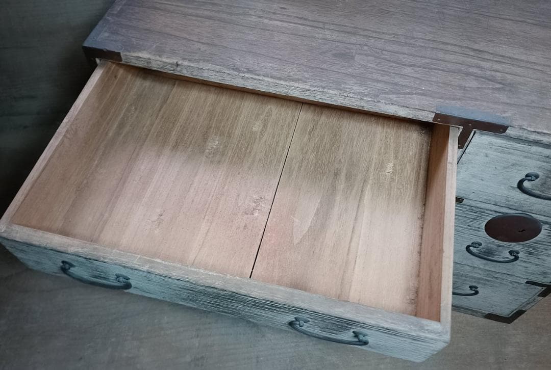 小桐箪笥 桐タンス 鍵なし 収納 和家具 昭和レトロ