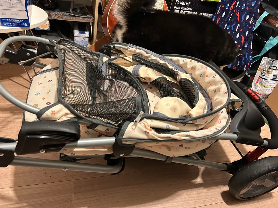 ペットカート メッシュカバー付き