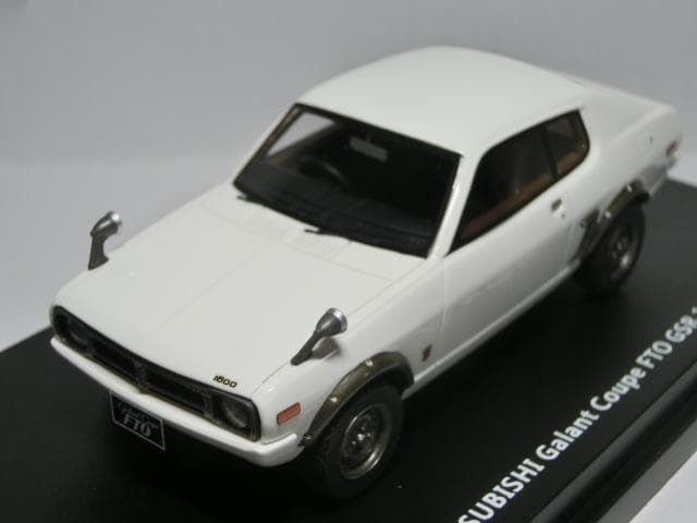LA-X 1/43 三菱ギャランクーペFTO 1600GSR 1973 白 箱付