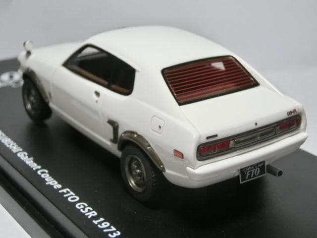 LA-X 1/43 三菱ギャランクーペFTO 1600GSR 1973 白 箱付