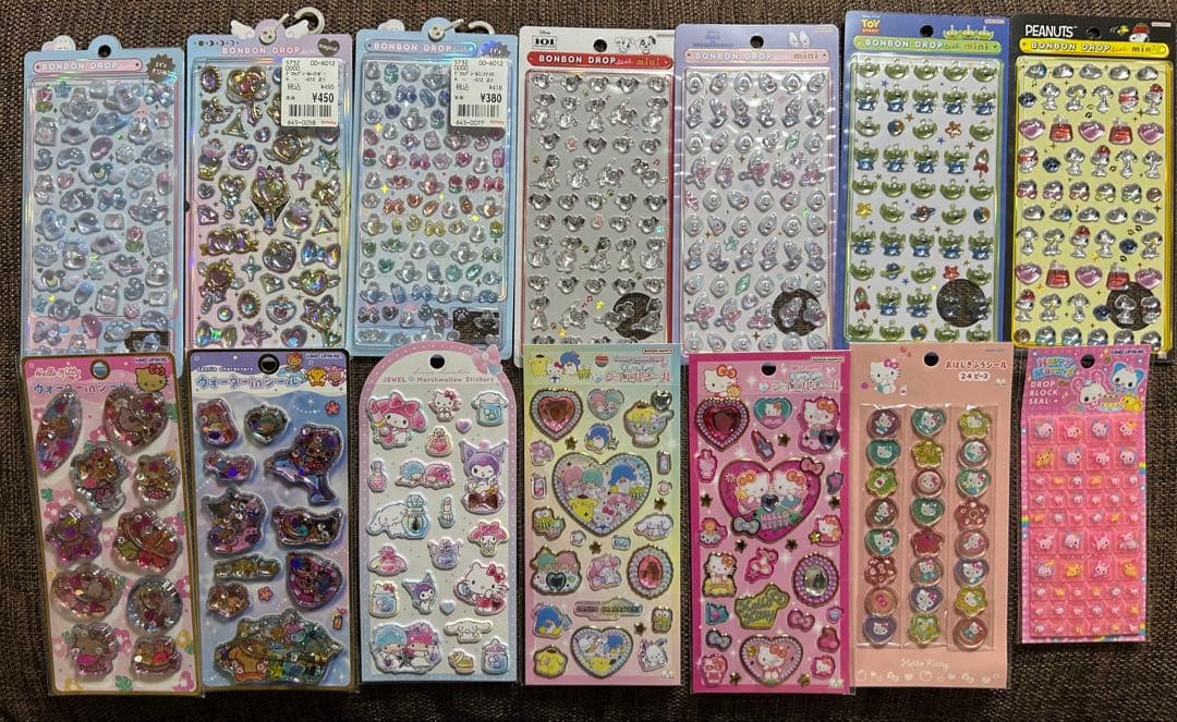 まとめ売り　ボンボンドロップシールオリジナルなど正規品14枚