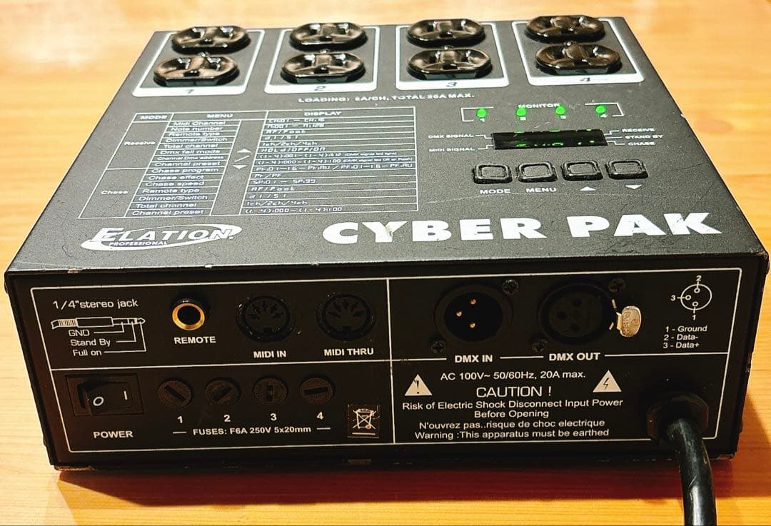 イレーションディマーパック 調光ユニット 調光器 照明 ステージ照明②