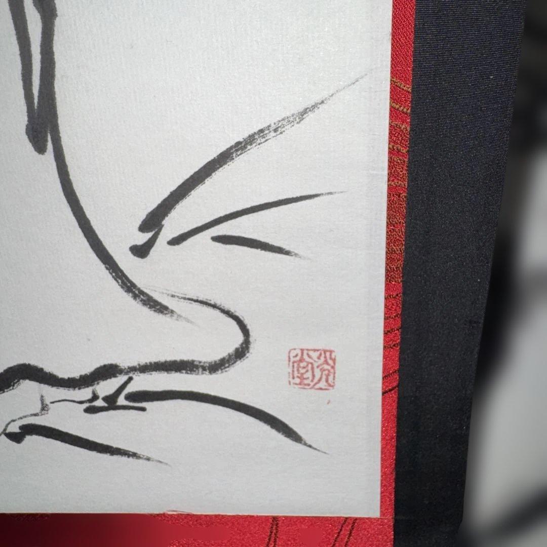 掛け軸　フレーム付き　墨絵　セット出品