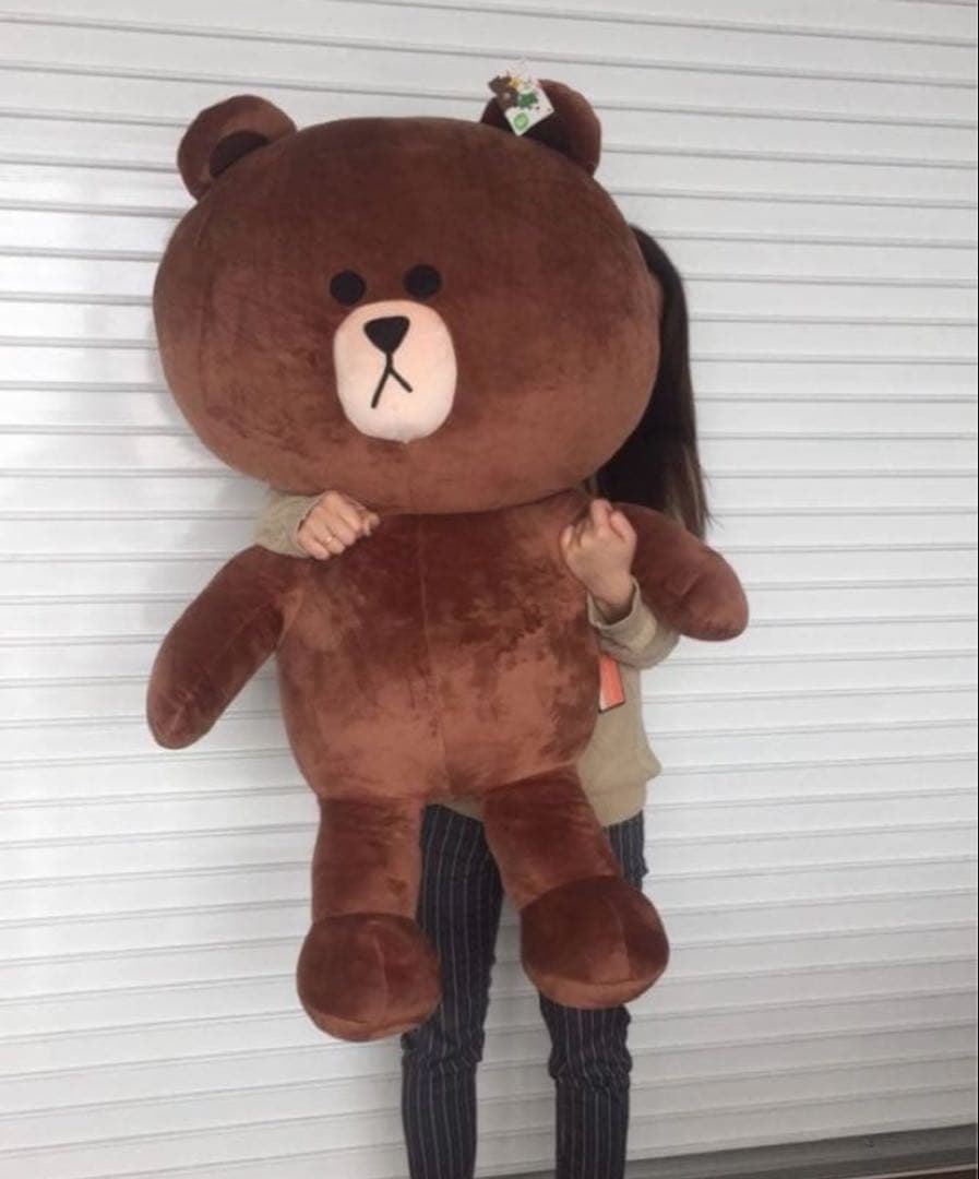 LINE FRIENDS ブラウン　ぬいぐるみ 110cm