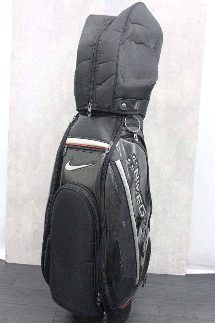 ▲NIKE GOLF ナイキ ゴルフ キャディバッグ エナメル ブラック