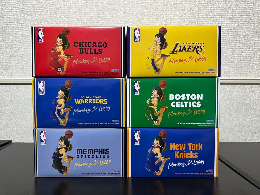 NBA ルフィ ワンピースベースショップ 6体セット