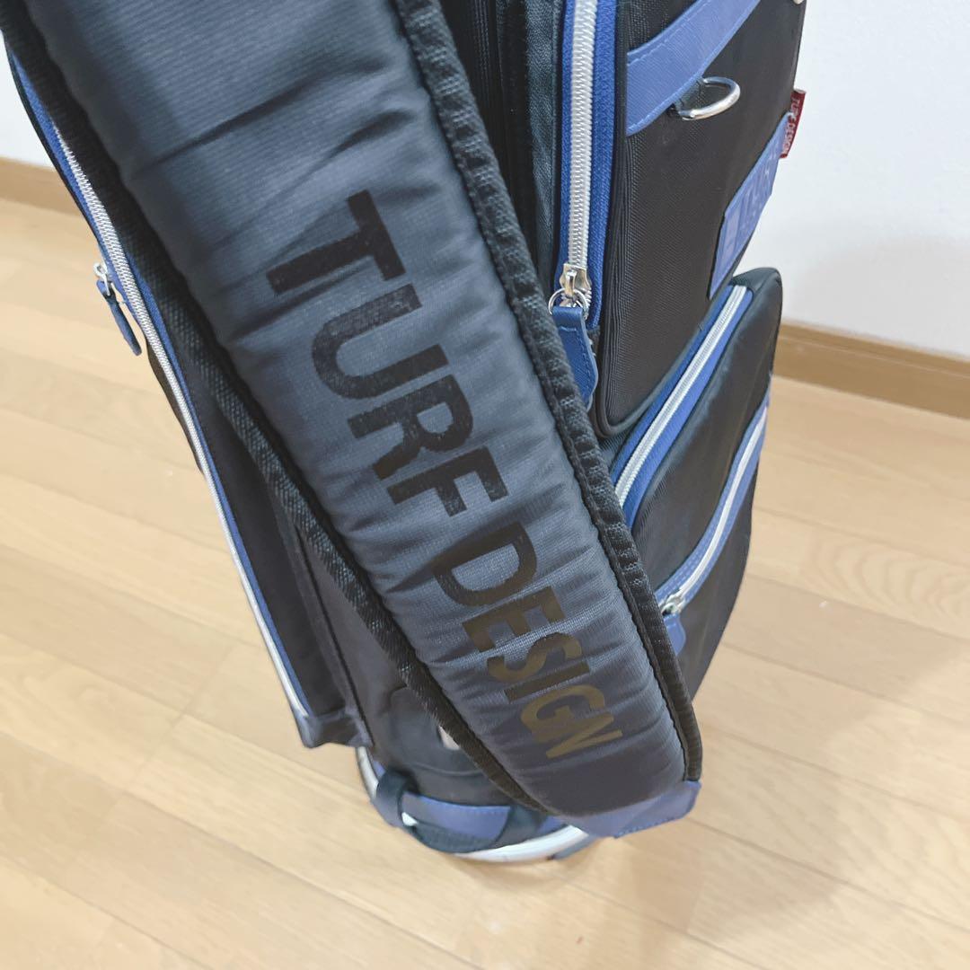 K248 美品TURF DESIGN ターフデザイン キャディバッグ フード無し