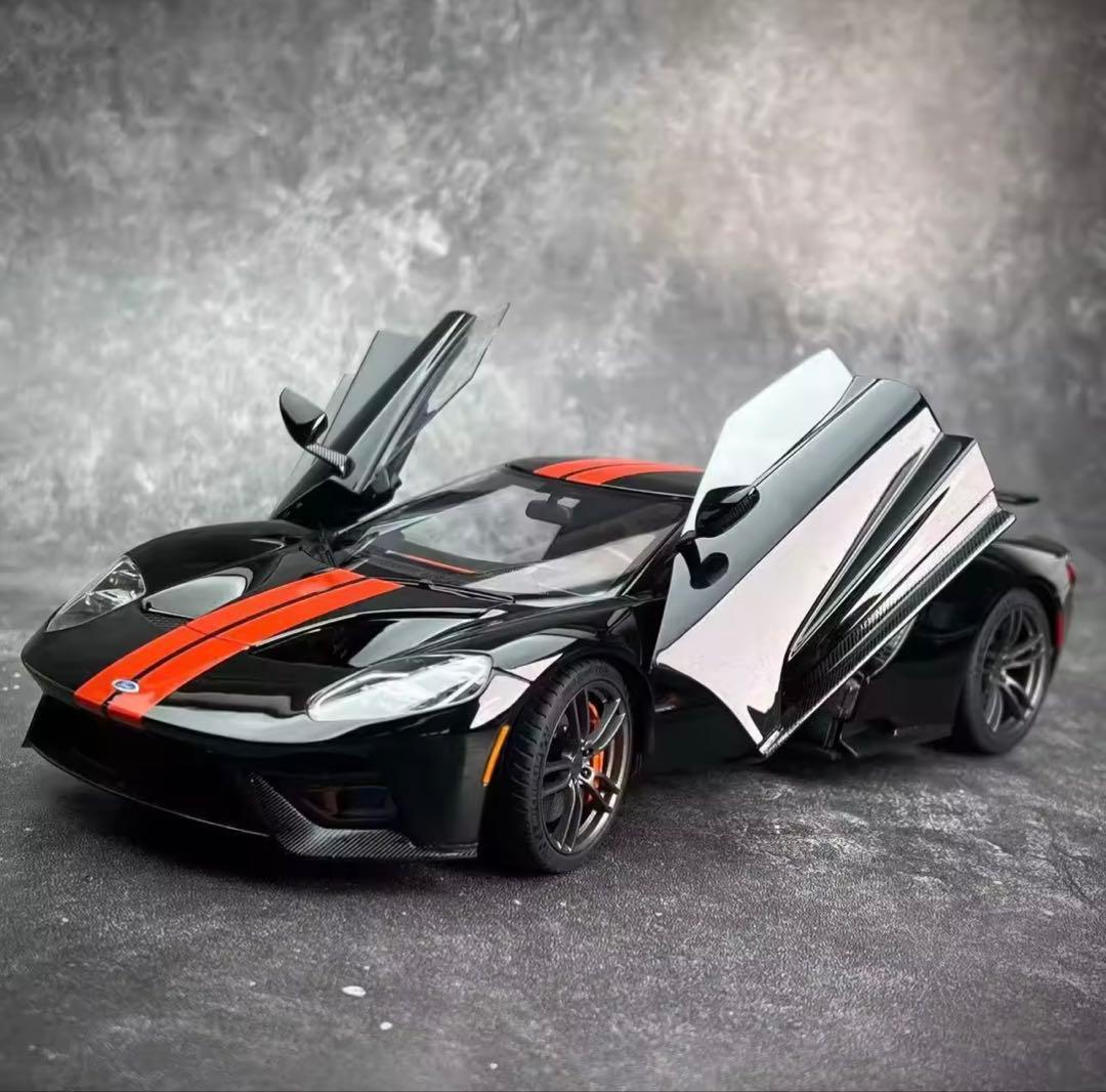 AUTOart Ford GT 1/18 ブラック/オレンジダイキャスト￼