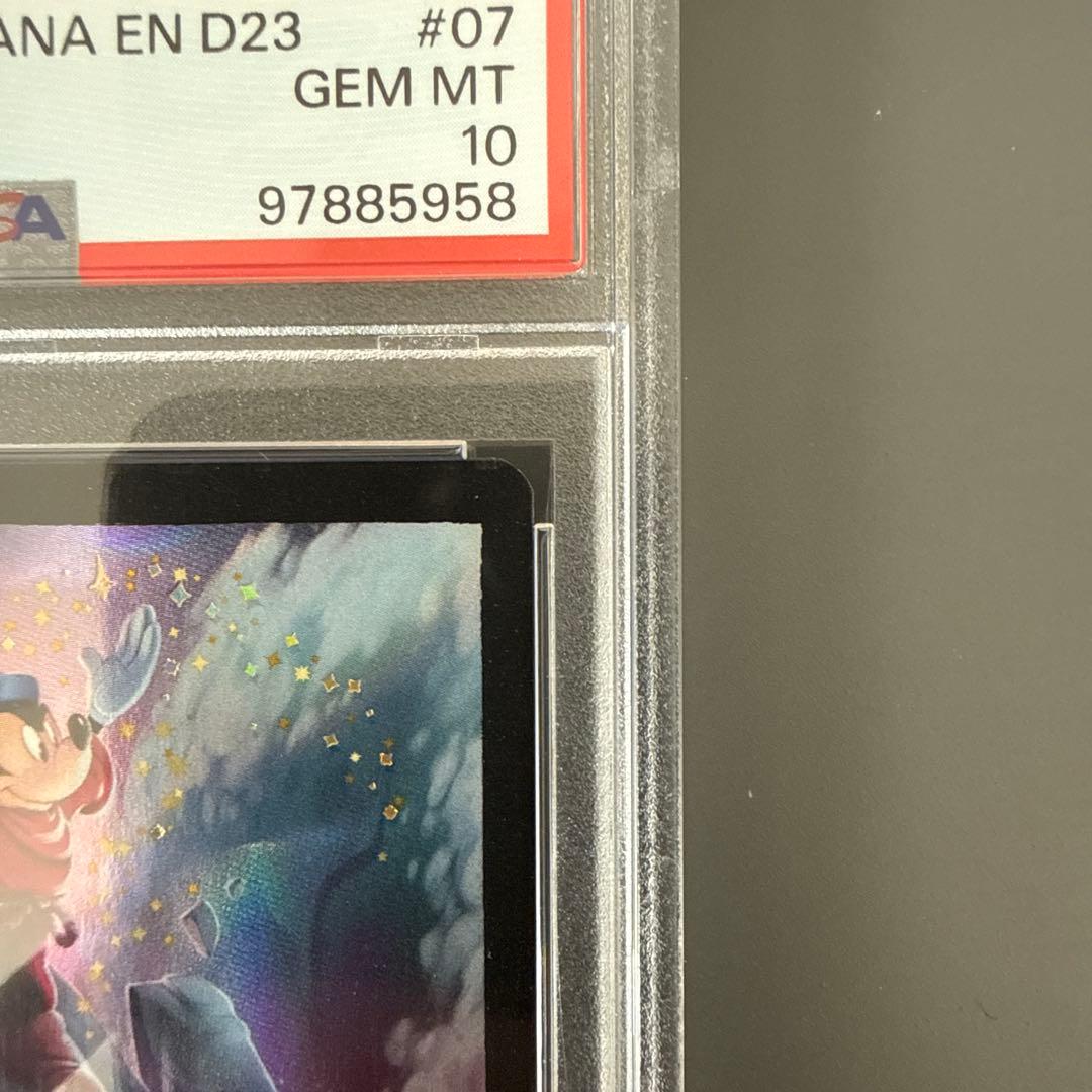 ディズニー ロルカナ ミッキー Disney D23 限定プロモ　psa10