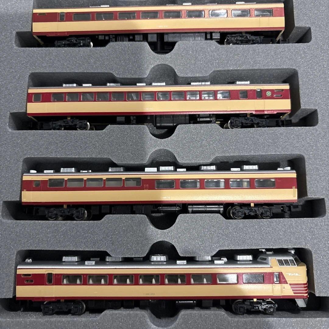 Nゲージ　カトー10-119 485系　交直両用特急電車　全車室内灯付き