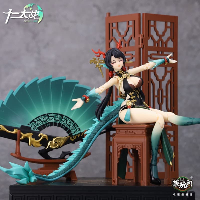 [新品未開封限定版] CNAG-TOYS 十二大戦　小青龍 瓏&山羊座 MORA